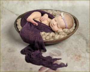 Newborn image captured by Darren Whiteley
